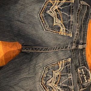 Jeans Femme Big Star Maddie Skinny - Taille 26 (tour De Taille 31") - Broderies Noires - NWOT